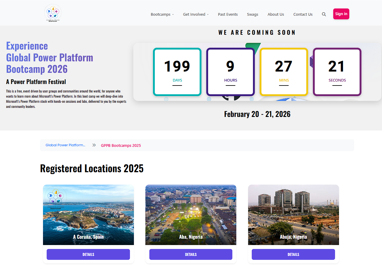 Global Power Platform Bootcamp